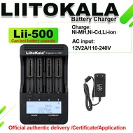 LiitoKala Lii-500 3.7V 3.85V Li ion 1.2V Ni MH rechargeable LED display 0.3A 0.5A 0.7A 1.0A 12V2A 18