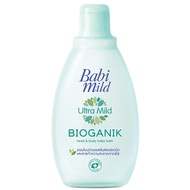 [Hot Deal] Free delivery จัดส่งฟรี Babi Mild Ultra Mild Bioganik Head and Body Baby Bath 200ml. Cash on delivery เก็บเงินปลายทาง