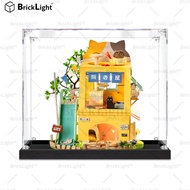 BrickLight™Display Box for Handmade DIY Rolife Cat House Assembled Small House Anti-dust Storage Box