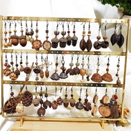 Discount Dried Flower Plant Earrings Acorn Bodhi Seed Literary Fresh Ethnic Style Creative Handmade 