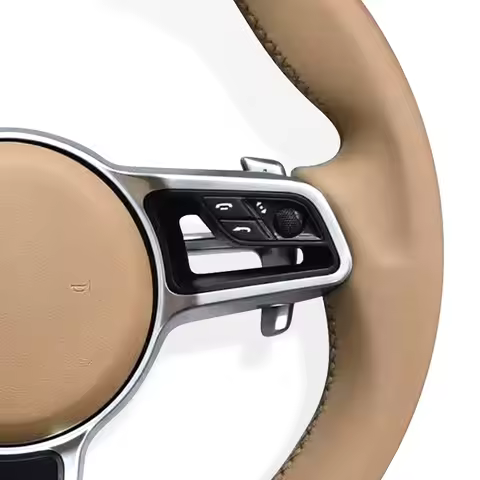Full Leather Steering Wheel for Porsche Cayenne Boxster Panamera Cayman 911 991 970 997 981 987 958 