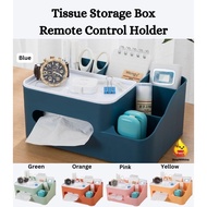 【ShopWithJoy】Big Size Tissue Box Tissue Storage Remote Control Holder Storage Box Organizer Bekas Tisu Simpan Barang