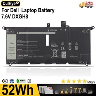 DXGH8 Laptop Baery For Dell XPS 13 9380 9370 7390 For Dell Inspiron 7390 2-in-1 7490 G8VCF H754V 0H754V P82G 7.6v 52WH