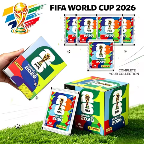 Hot Panini 2026 FIFA World Cup Sticker Collection Full Box Soccer Album Stickers Collection Panini F