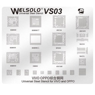 Template Stensil Mekanik Bahan Baja Untuk Vivo Oppo EMMC PMIC BT Wifi