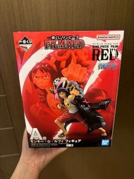 全新Bandai一番賞A賞 One Piece 海賊王Film Red 路飛