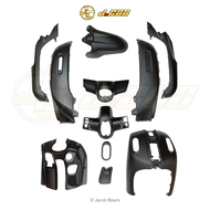 Yamaha Fazzio 125 2022 2023 2024 Full Body Kit Cover Set [11PCS] | Exterior Cover | Matte Black
