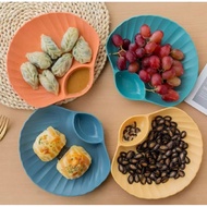 PLASTIC SHELL PLATES FOR DUMPLINGS, VINEGAR PLATES, FOOD SERVING PLATES