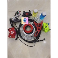 Combo phanh đĩa sau xe điện( tặng kèm ốc heo long đền)