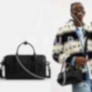 LUX STORE CZ472 Gotham Duffle Bag 24 Crossbody In Signature