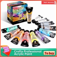 Acrylic Paint Set Crafts Professional AcrylicPainting Arcrylic Paint Acrylic Colour Metallic Paint A
