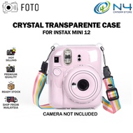Instax Mini 12 / Instax Mini 11 Crystal Transparent Case / Crystal Case / Hard Case for Fujifilm Ins