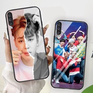 B-6 BTSs Casing for Samsung A02 M02 A10S A50S A70 A50 A7 A10 A30S A70S 2018 Tempered Glass Case