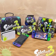 Protective Shell Charger Dock Case Cover Game Card Case Storage Bag Splatoon-Ver 3 for Nintendo Switch Oled Console Accessories