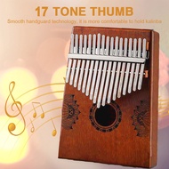 【YF】 Kalimba Thumb 17 Tones Musical Instruments with Song Book Instructions Tuning for Kids Adults
