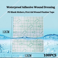 PU Transparent Stickers Waterproof Wound Dressings First Aid Wound Fixation Tape Breathable Tape