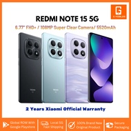 Xiaomi Redmi Note 15 5G | 8GB RAM+256GB Storage | Brand New (Local Set) 2 Year Xiaomi Official Warra