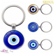 SEOUL Blue Evil Eye Pendant, Blue Evil Eye Lucky Evil Eye Keyring, Bag Charm Fashion Trendy Turkish 