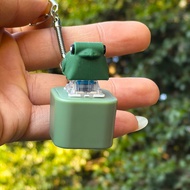 Croaking Frog Keychain Rechargeable Stress Relieving Clicky Keyboard