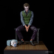 Gotham Clown DC Heath Ledger Figure Black Knight Clown Suicide Squad joker Model Decoration Statue
