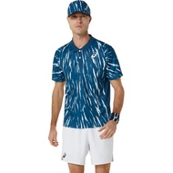 ASICS : 2041A303.412 MEN GAME POLO-SHIRT MEN CPS ผู้ชาย เสื้อโปโล ของแท้  MAKO BLUE