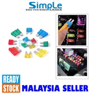 Car Fuse Kereta Vehicle Fuse Micro/Mini/Standard Fuse Fuse Motorcycle / Fius Motor Kereta 2A 5A 7.5A
