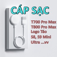 Sạc cho đồng hồ thông minh T700 / T800 / T900 pro max / Ultra... Hàng mới bóc máy