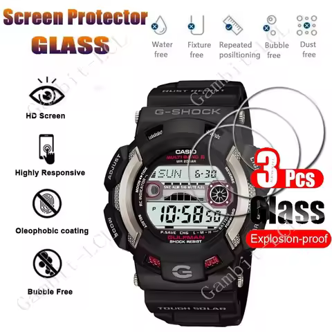 3PCS Tempered Glass For Casio G-shock GW-9110 SmartWatch Protective ON GW9110 Screen Protector Cover