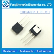 10pcs/lot New STD3NK80Z D3NK80Z STD3NK80Z-1 D3NK8 TO-251 800V Power MOS