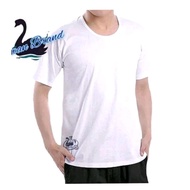 KATUN PUTIH Men's T-Shirt Swan Short Sleeve Plain White Cotton