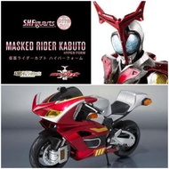 全新日版 shf 真骨雕 甲鬥王 kabuto hyper 加 kabuto extender  電單車 行版