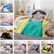 BTS BTS Blanket BTS Men's Group Sofa Office Nap Blanket Air Conditioning Blanket Soft Keep Warm Cust