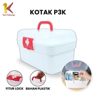 Satu Keluarga Kotak P3K First Aid C832 Medicine Box Organizer Kotak Penyimpanan Obat / Kotak Obat