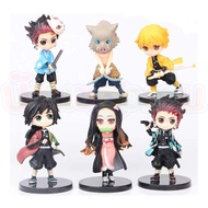 TAOTOY โมเดลดาบพิฆาตอสูร ดาบพิฆาต โมเดลชุด6ตัว kimetsu no Yaiba ความสูง 8 Cm. BKL028