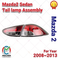 Mazda 2 Tail Lamp Mazda2​ Tail Lamp Sedan (2008-2013) Taillight Taillamp Rear Lamp Tail Light Tail L