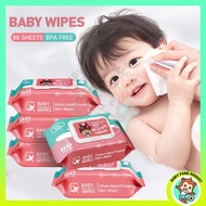 【20/30PACK】 80PCS Premium Baby Wet Wipes Tisu Basah Wet Tissue With Cover Non-Alcohol, Parabens Free