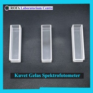 Please - Kuvet Spektrophotometer Glass / Glass Cuvette Spectrophotometer