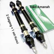 45cm satu set Handle Pintu kunci rumah / tarikan pintu rumah Gagang pegangan pintu model jambu