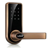 JASIT Door Lock Smart Digital Electronic Touchscreen Keypad Lever Lockset Security Entry Door Code L