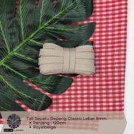 ORLIM LACES Classic Flat Shoelaces 327/574 Royalbeige Width 8mm