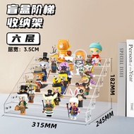 Hộp Trưng Bày Đồ Chơi Acrylic Trong Suốt Pop Mart Chống Bụi Để Bàn Đơn Giản Cho Mọi Người Dùng PET