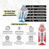 NEW LABEL & FORMULATION OPI PROTEIN Drink - 1st Malaysia OPI Protein Whey Water HALAL Ready to Drink