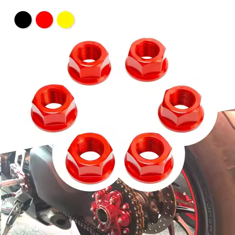 Motorcycle Rear Sprocket Wheel Nuts 6 Pcs M10*1.0 For Ducati Panigale 1199 1199S 1299 1299S V4 V4S V