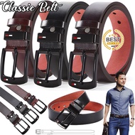 【Pilihan 2025】Tali Pinggang Kulit Lelaki Tali Fesyen Klasik Gancu Aloi Mewah Tali Pinggang Jeans unt