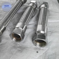 Flexible stainless metal hose 304 1"×15 Cm BSP thread