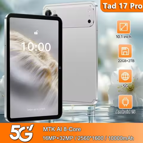 2026 Original Tab 17 Pro Tablet 5G Dual SIM Card Children's 10.1 inch Tablets 10000mAh Global Versio