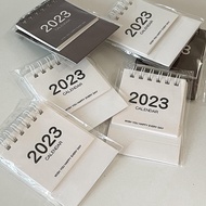 Cdaily|2023 Simple Small Desk Calendar Creative Mini Solid Color Desktop Decoration Student Cute Schedule Plan Annual 2023