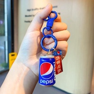 New Style Simulation Mini Listing Can Keychain Cola Sprite Keyring Couple Coffee Keychain Wholesale