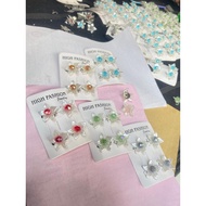 Hijab Clip-On Earrings, 1 Dozen, 12 Pairs Wholesale Beaded Hijab Earrings Pearl Hijab Earring/ Hijab
