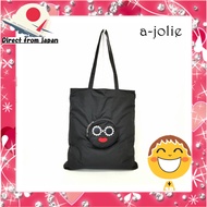 [ a-jolie ] Pearl Sunglasses Eco Tote Bag with Round Zipper Pocket [Direct from Japan]